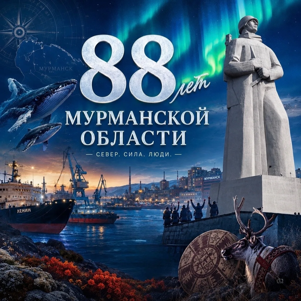 С ДНЁМ МУРМАНСКОЙ ОБЛАСТИ, ДОРОГИЕ ДРУЗЬЯ !  Уважаемые жители Мурманской области!   Искренне поздрав
