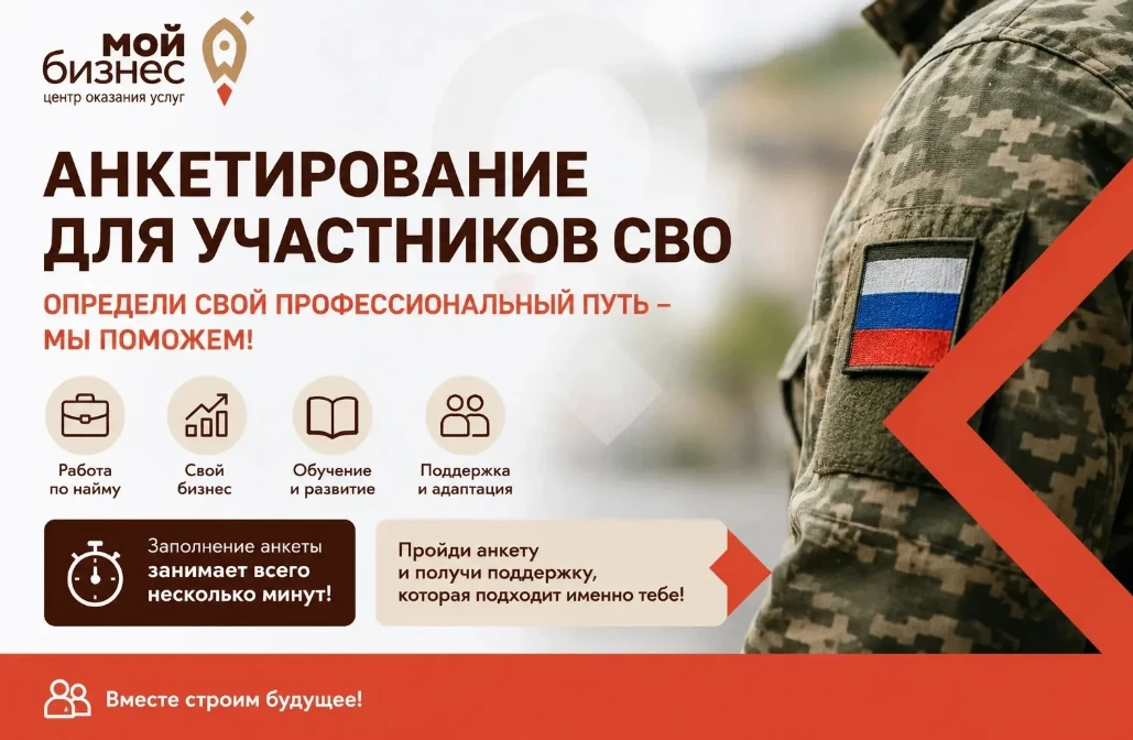 Центр «Мой бизнес» Сахалинской области проводит анкетирование участников специальной во...