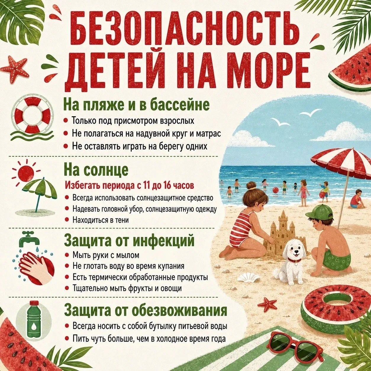 🌊 Каникулы у моря – лучшая часть отпуска. Но пляжный отдых – это не всегда беззаботное...