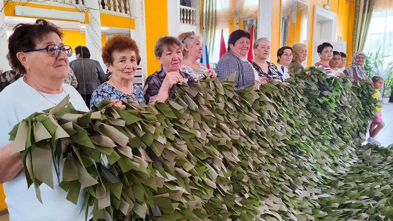 В Центральновском ПДК готова очередная маскировочная сеть для отправки в "Центр поддерж...