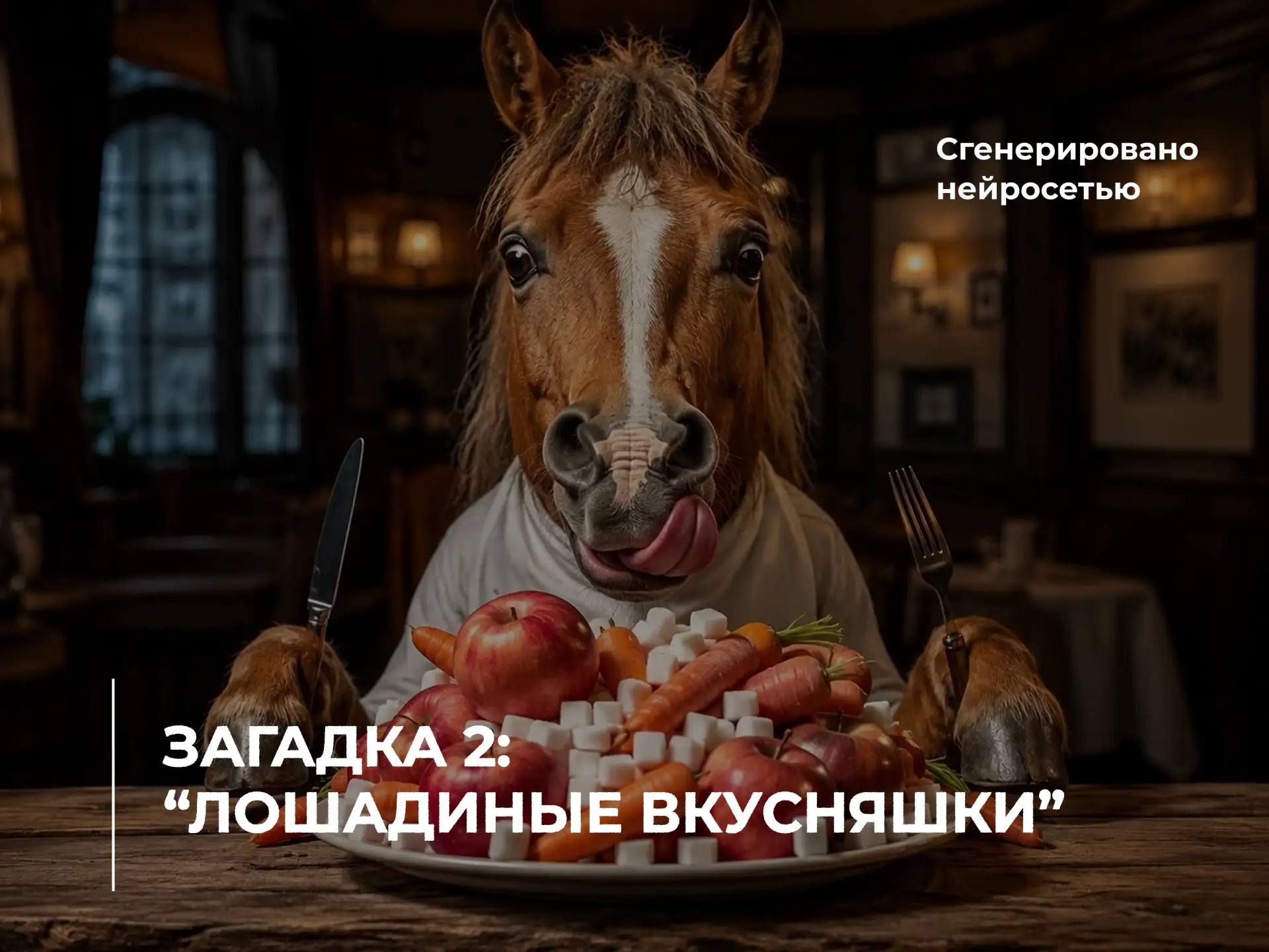 Каждый спортсмен после тяжелой тренировки заслуживает награду. Сельские кони - чемпионы...
