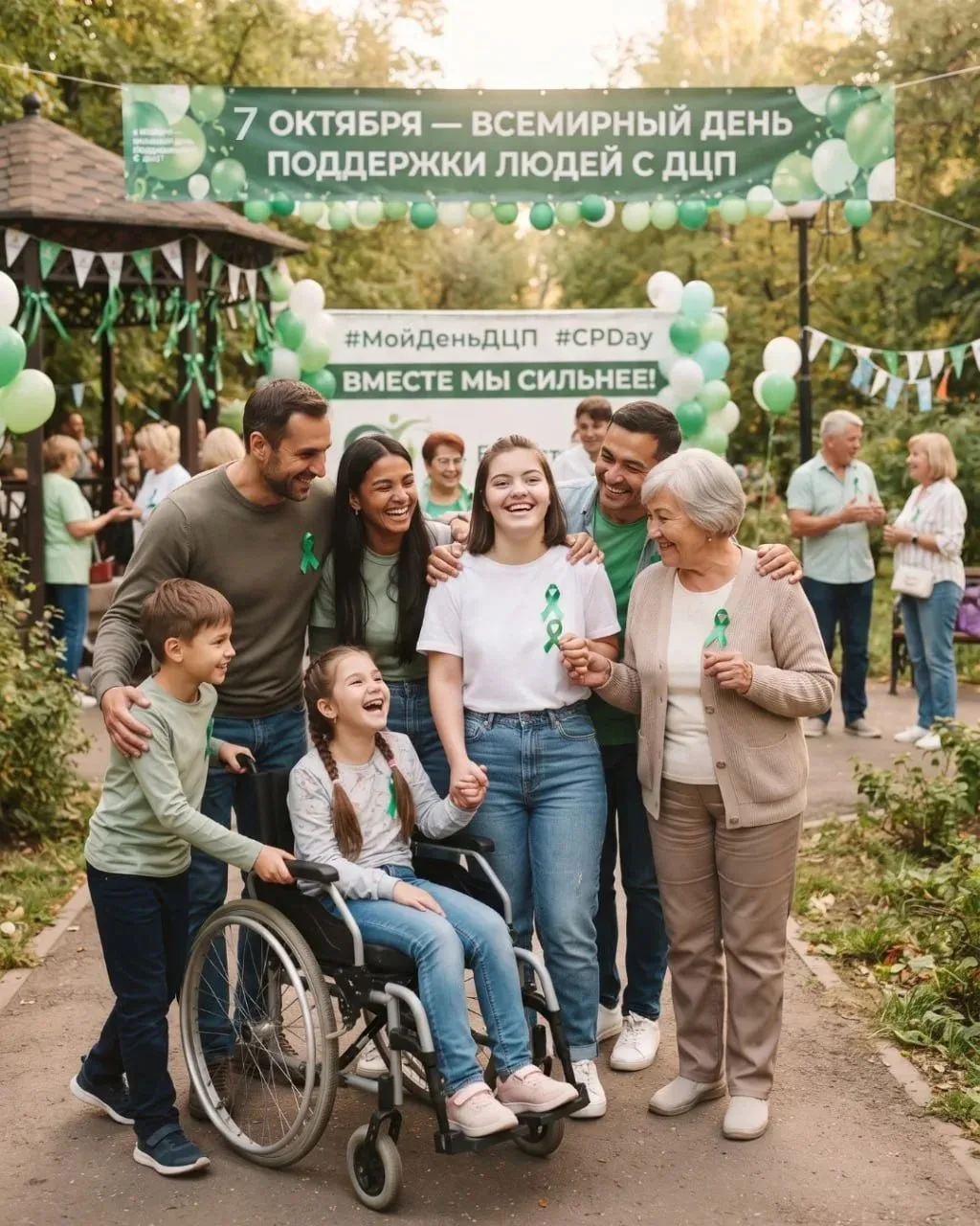 Всемирный день поддержки людей с церебральным параличом 💙