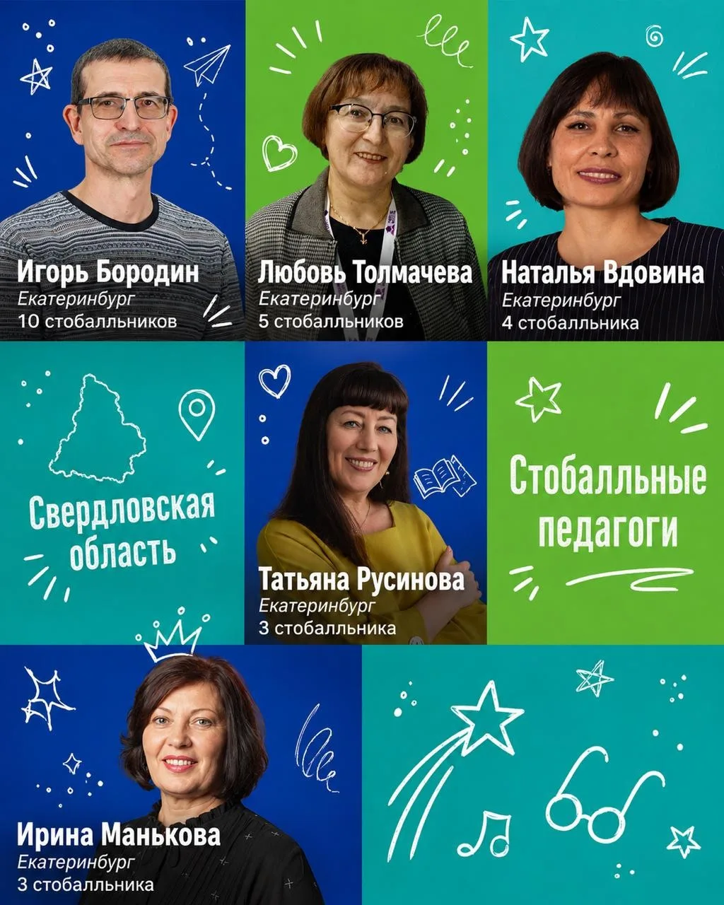 💯 За высокими баллами выпускников — большая работа педагогов