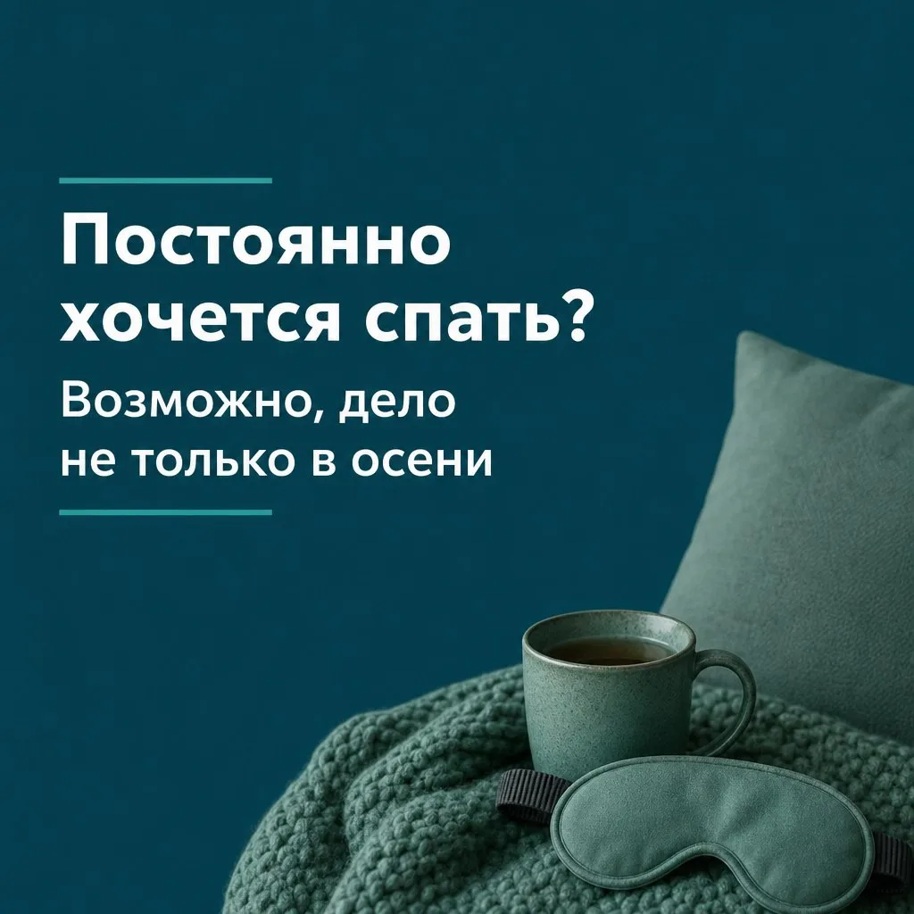 🍂 Постоянно хочется спать? Возможно, дело не только в осени
