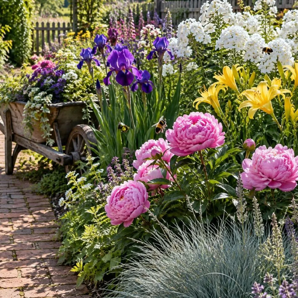 Клумба непрерывного цветения — календарь на сезон 📅🌼