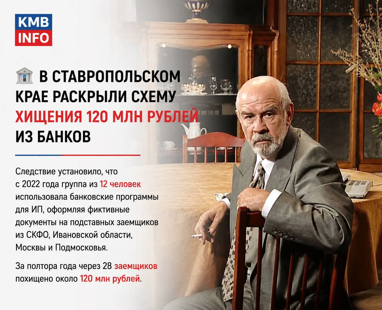 → 🏦 В Ставропольском крае раскрыли схему хищения 120 млн рублей из банков.

Следствие установило, ч