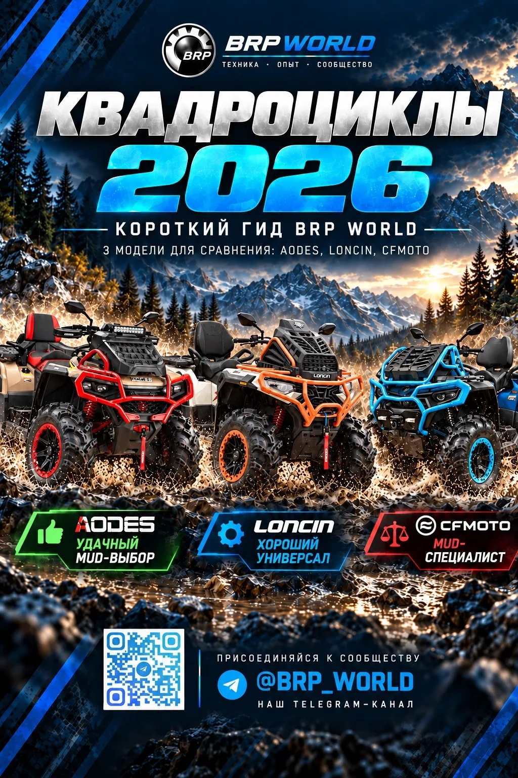 КВАДРОЦИКЛЫ 2026: ТРИ МОДЕЛИ, ТРИ ХАРАКТЕРА 🔥