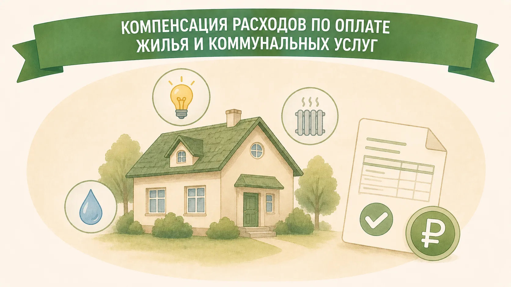 🏠 Кому предоставляется компенсация расходов на оплату жилья и коммунальных услуг?