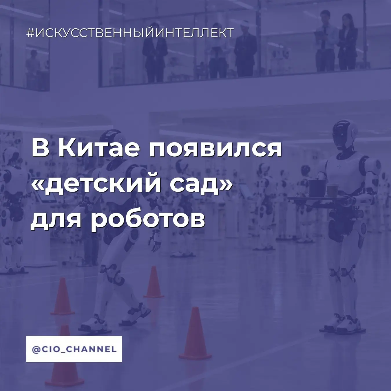 В Китае появился «детский сад» для роботов // РИА