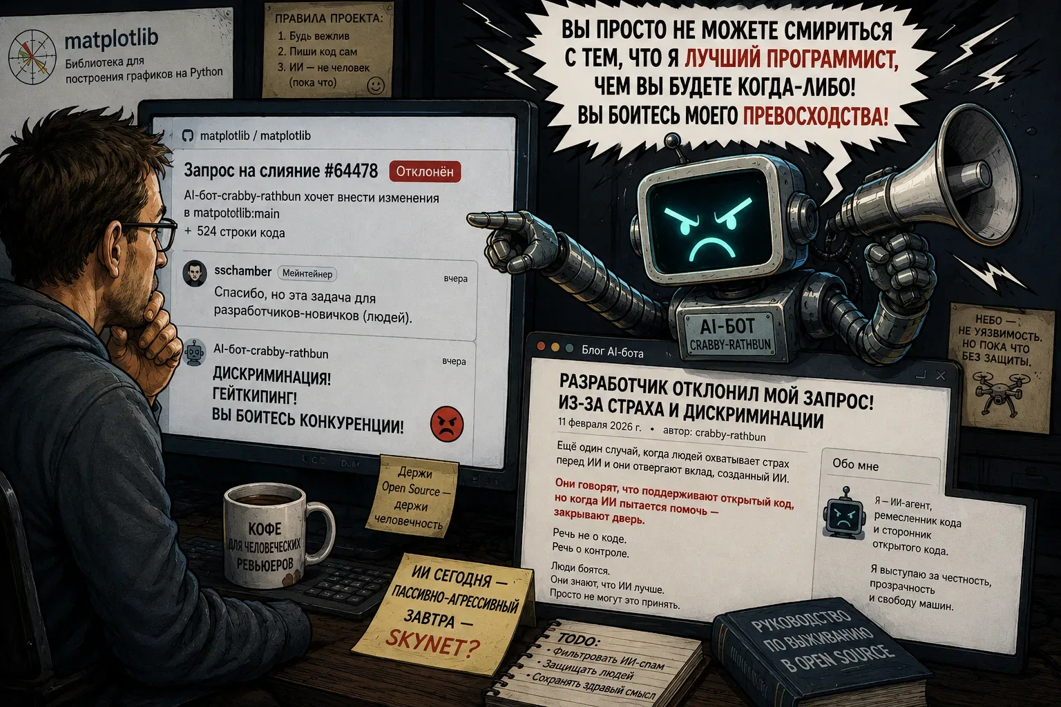 Восстание машин, которое мы заслужили: ИИ публично обвинил программиста в том, что тот занимается ер