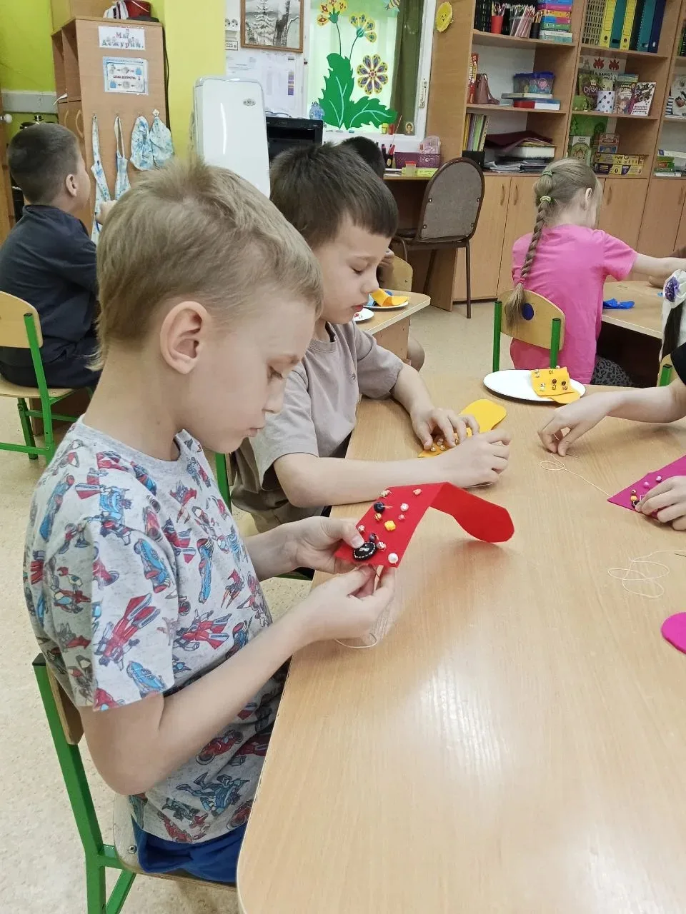 Ребята из группы "Незабудка" на занятии кружка "Страна чудес" воплотили в жизнь замечательный проект