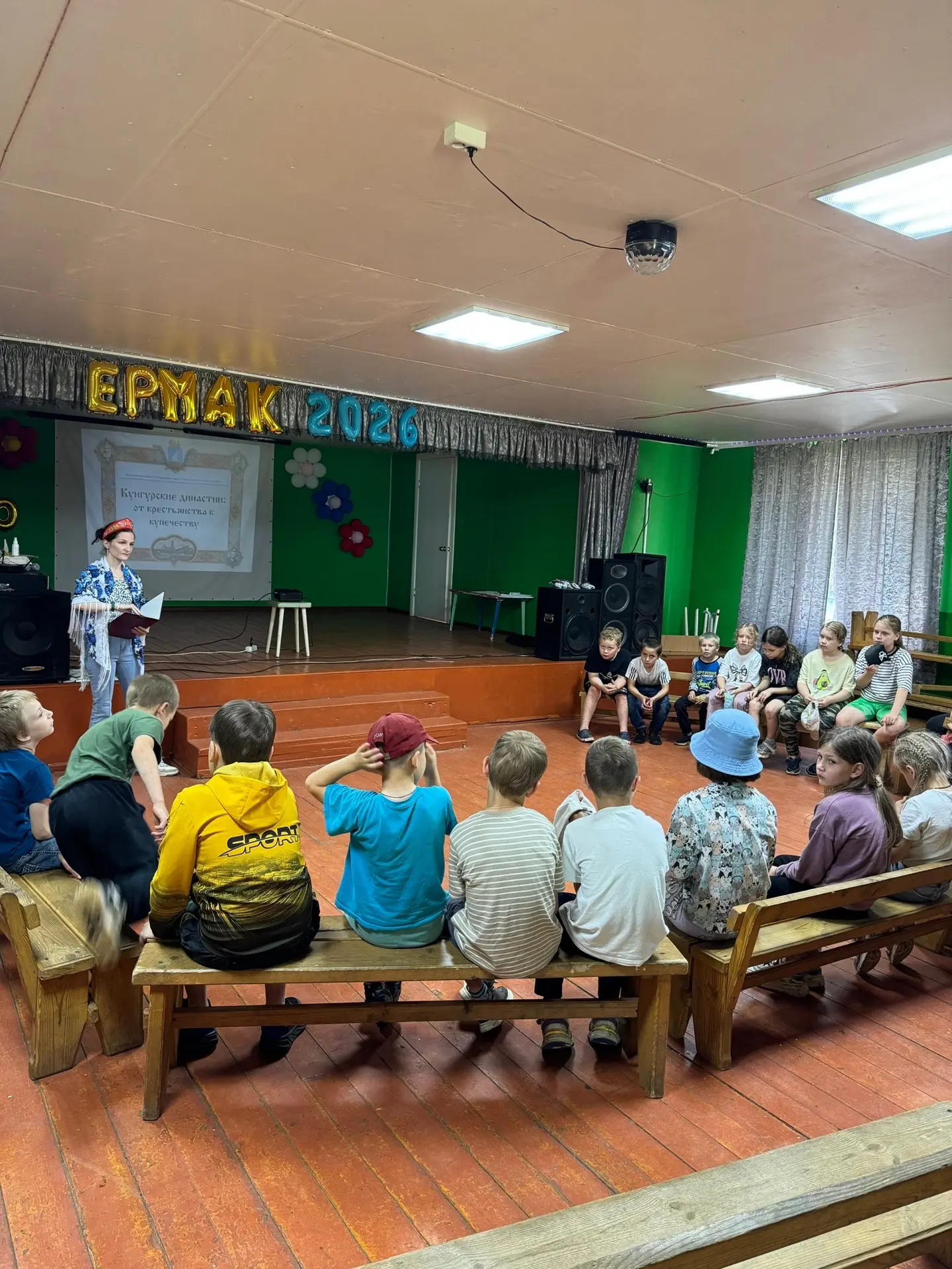 16 июня специалисты Архива для детей загородного лагеря «Ермак» провели квест-игру «Кунгурские динас