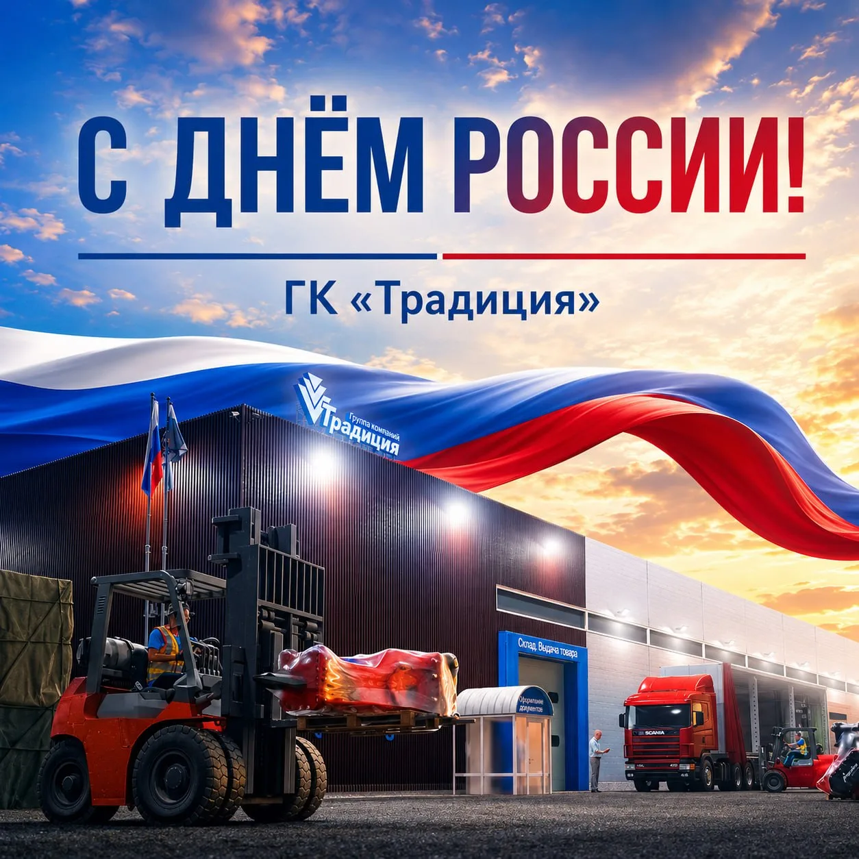 🇷🇺С Днем России! 🇷🇺
С праздником нашей огромной и сильной Отчизны! Пусть над нашей Родиной прост