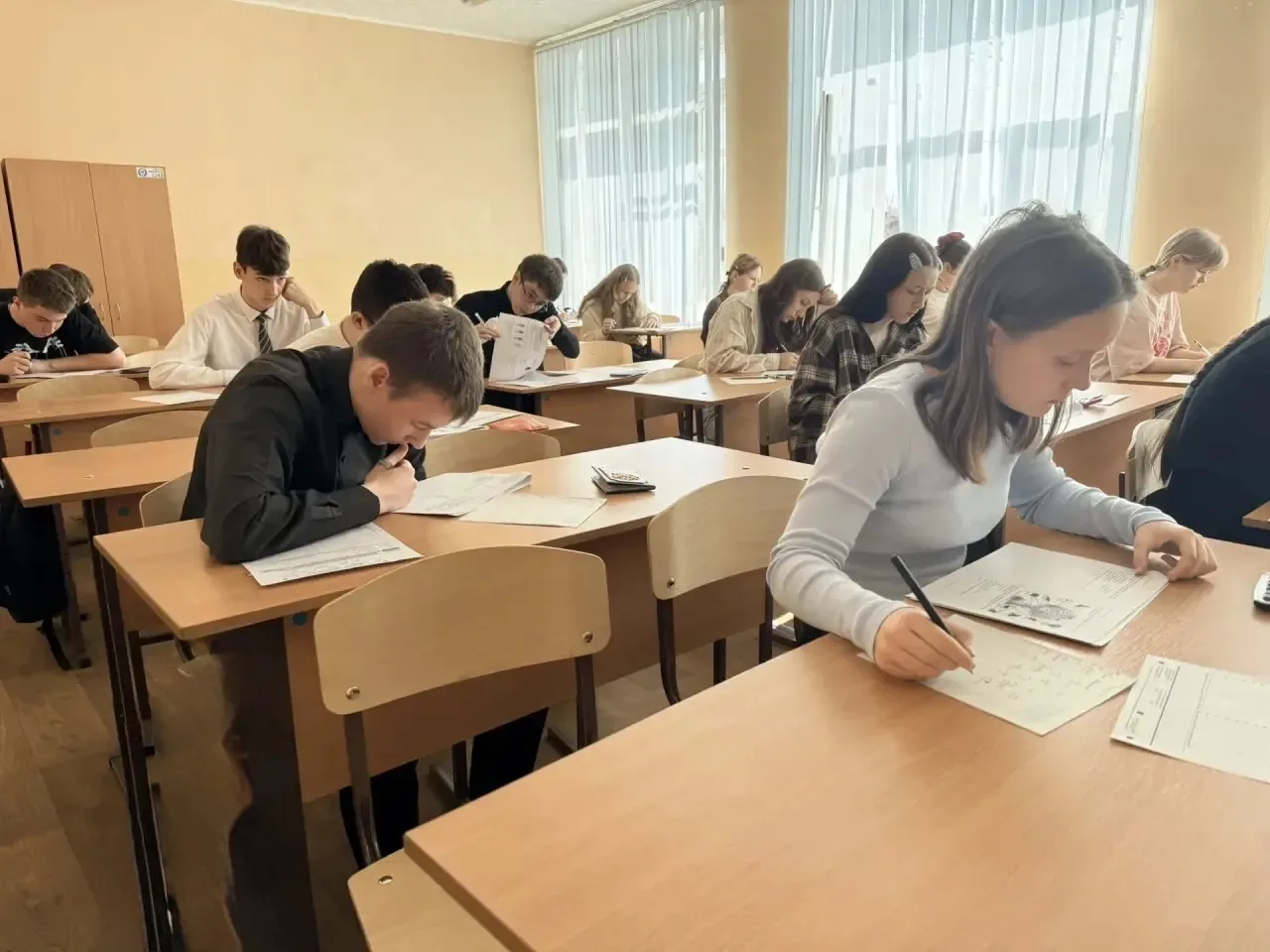📣 Готовимся к ГИА 📣  Девятиклассники 👩‍🎓 продолжают готовиться к ГИА, выполняя диагностические работ