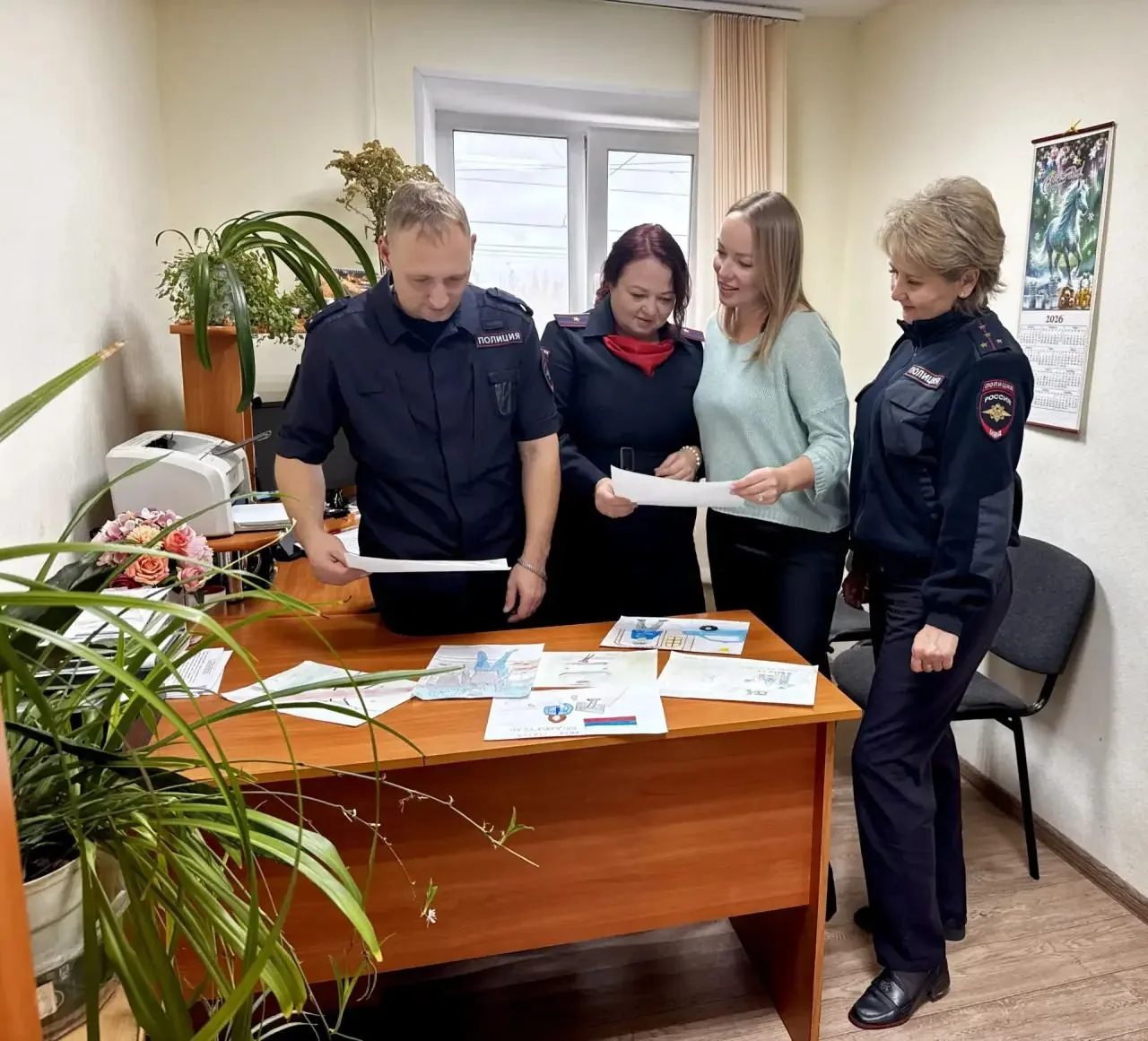 Серовские транспортные полицейские выбрали лучшие рисунки в рамках творческого конкурса...