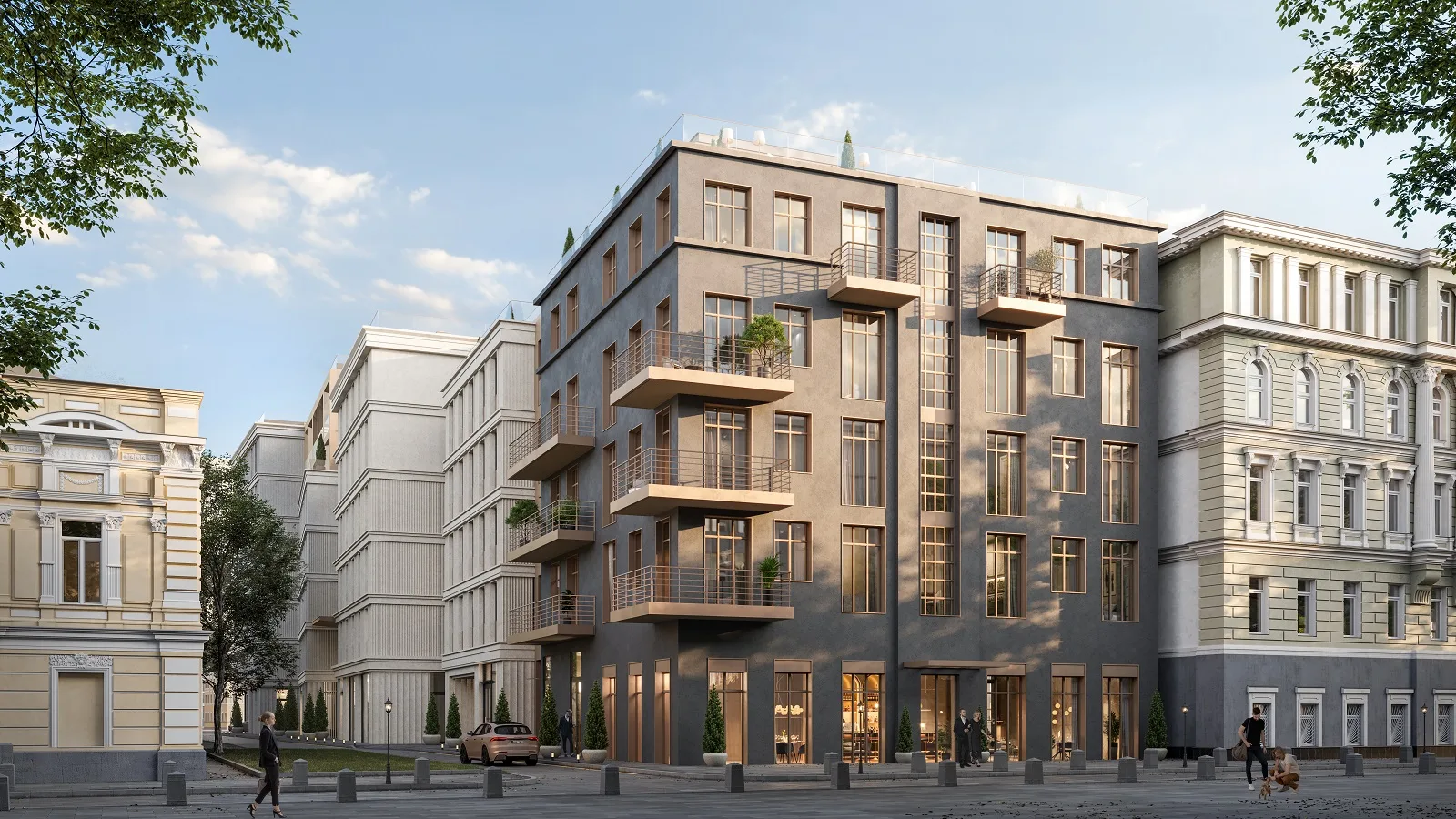 ⭐️ В доме в Крестовоздвиженском переулке завершены монолитные работы