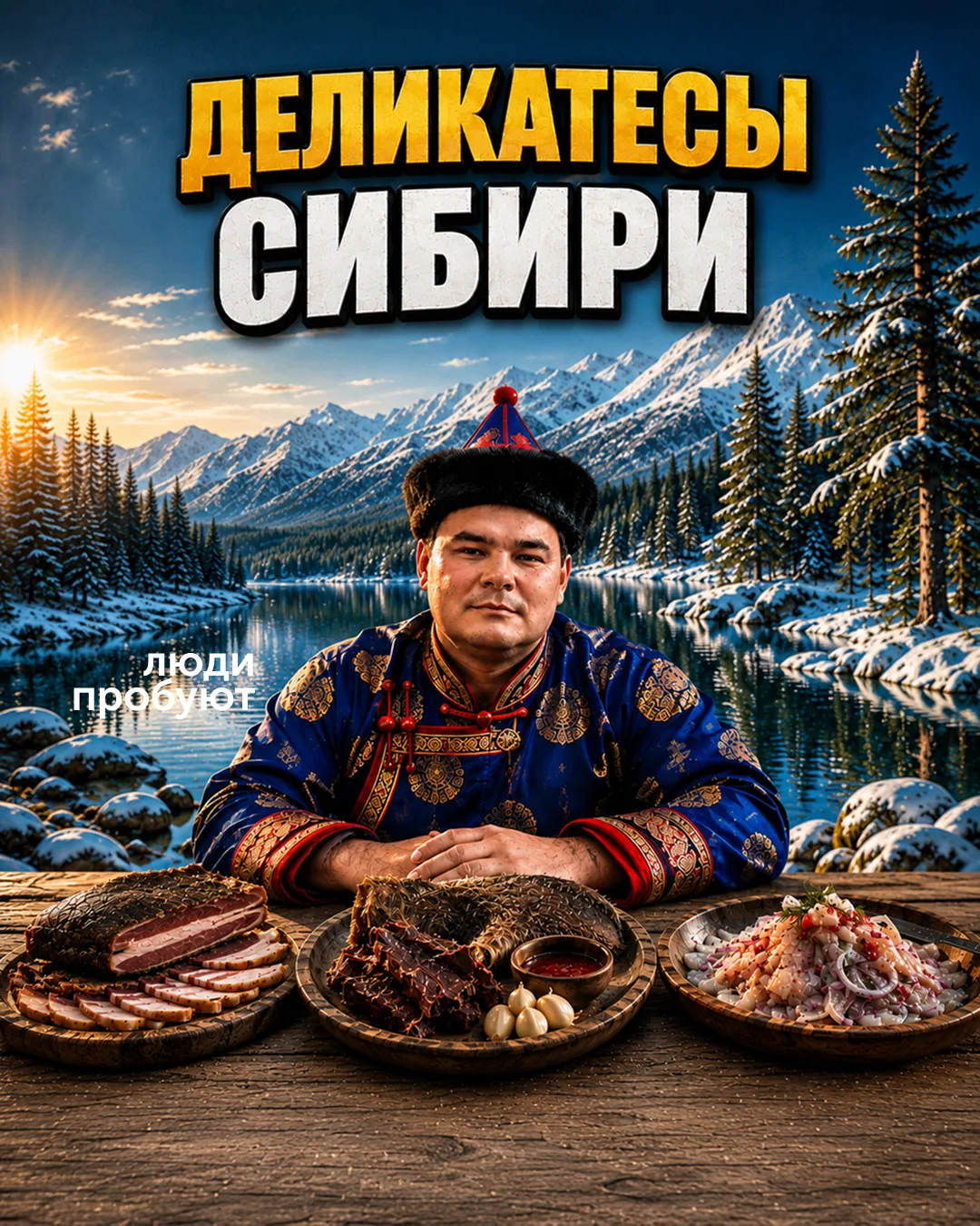 Хвост бобра, сало из кабана и сугудай 😱

Все это продегустировали в новом выпуске шоу «Люди пробуют