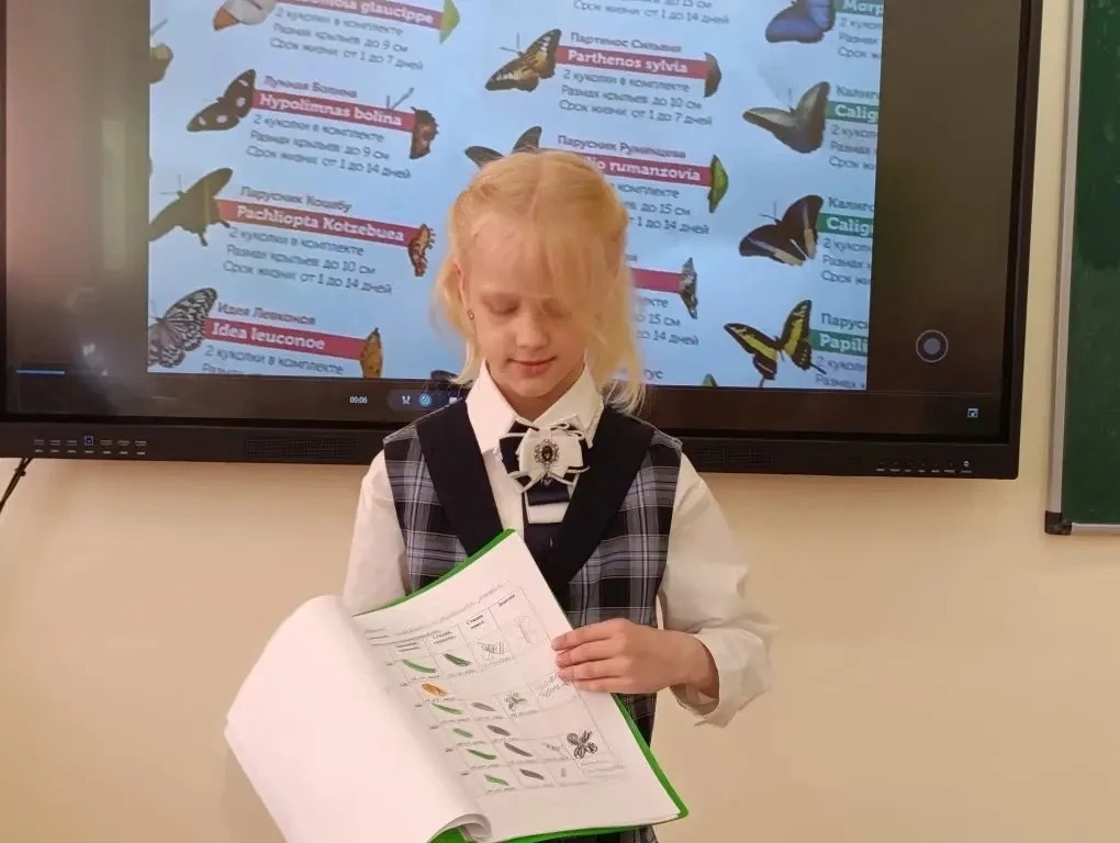 🦋 Удивительный мир бабочек🦋   Сегодня в МАОУ "Школа N 10"прошло необычное и очень познавательное мер