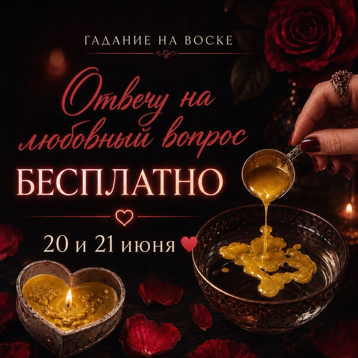 🎁 Без оплаты - отвечу на ваш любовный вопрос ❤

Присылайте вопросы, нажав сюда
👉🏻 https://vk.me/i