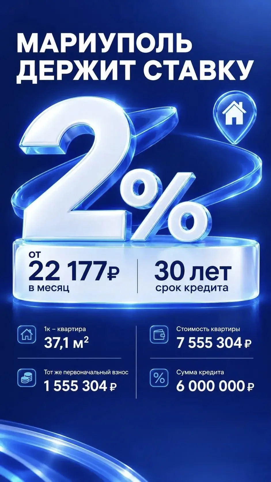 Семейная ипотека стала дороже, а в Мариуполе сохраняется ставка 2%