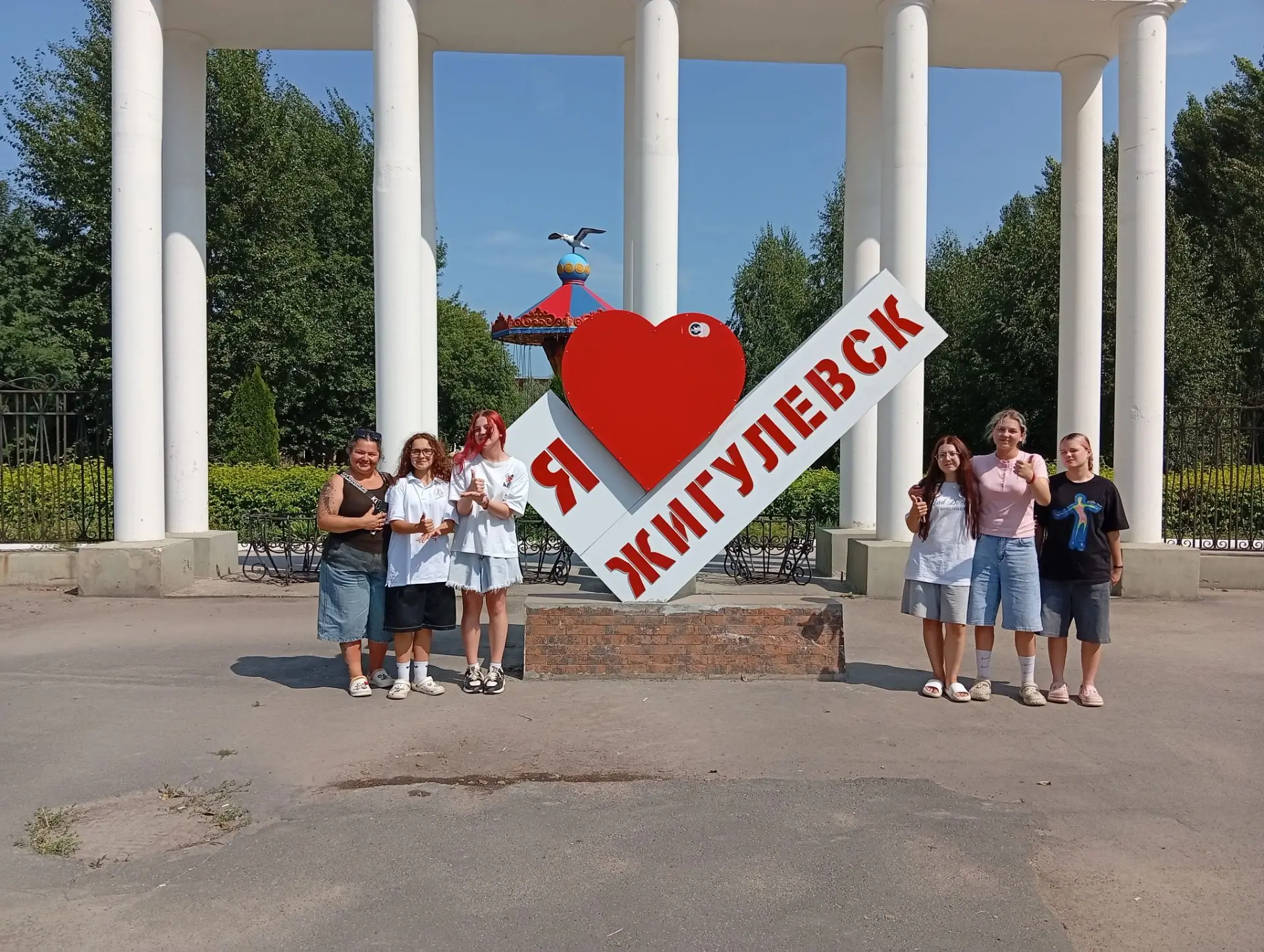 🔆Активисты " Инициативы Плюс»  нашей школы уже в Жигулевске — встреча с друзьями началась с тёплых 