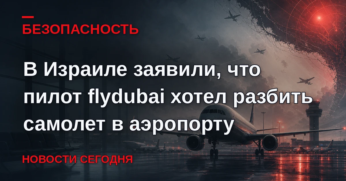Задержанный пилот рейса flydubai в ходе допроса заявил, что планировал направить падающ...