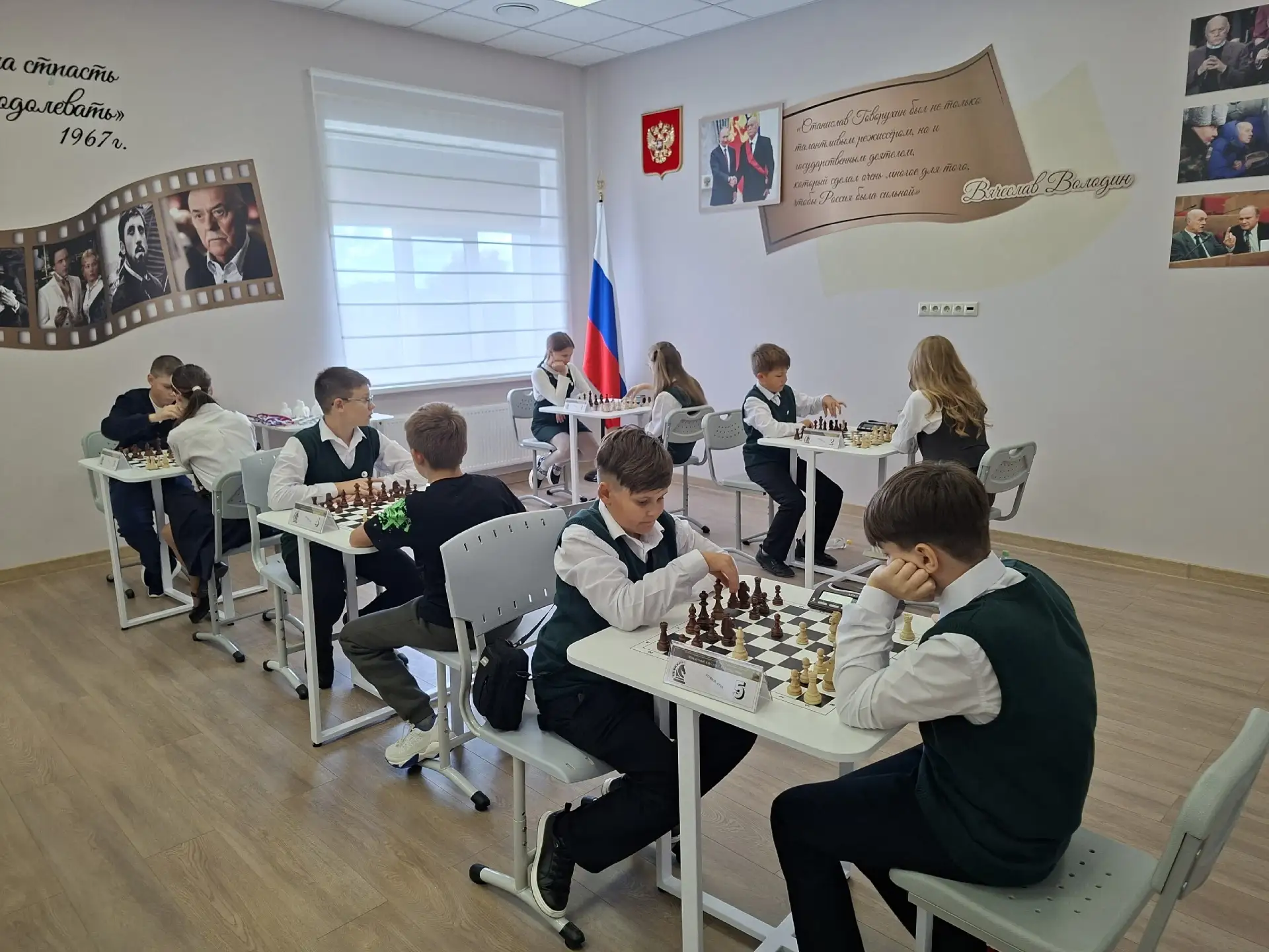 Первый турнир в шахматном клубе им. Станислава Говорухина!