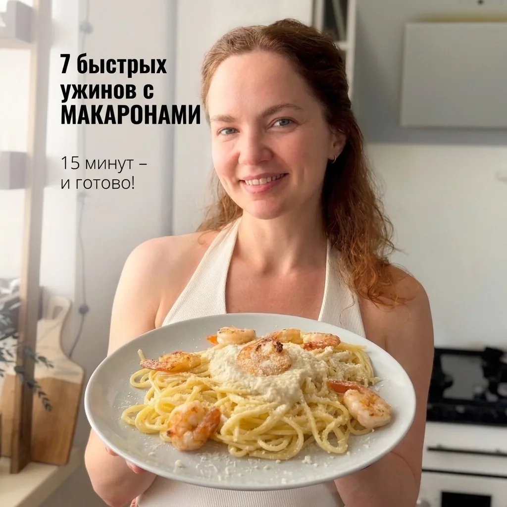 7 быстрых ужинов макаронами