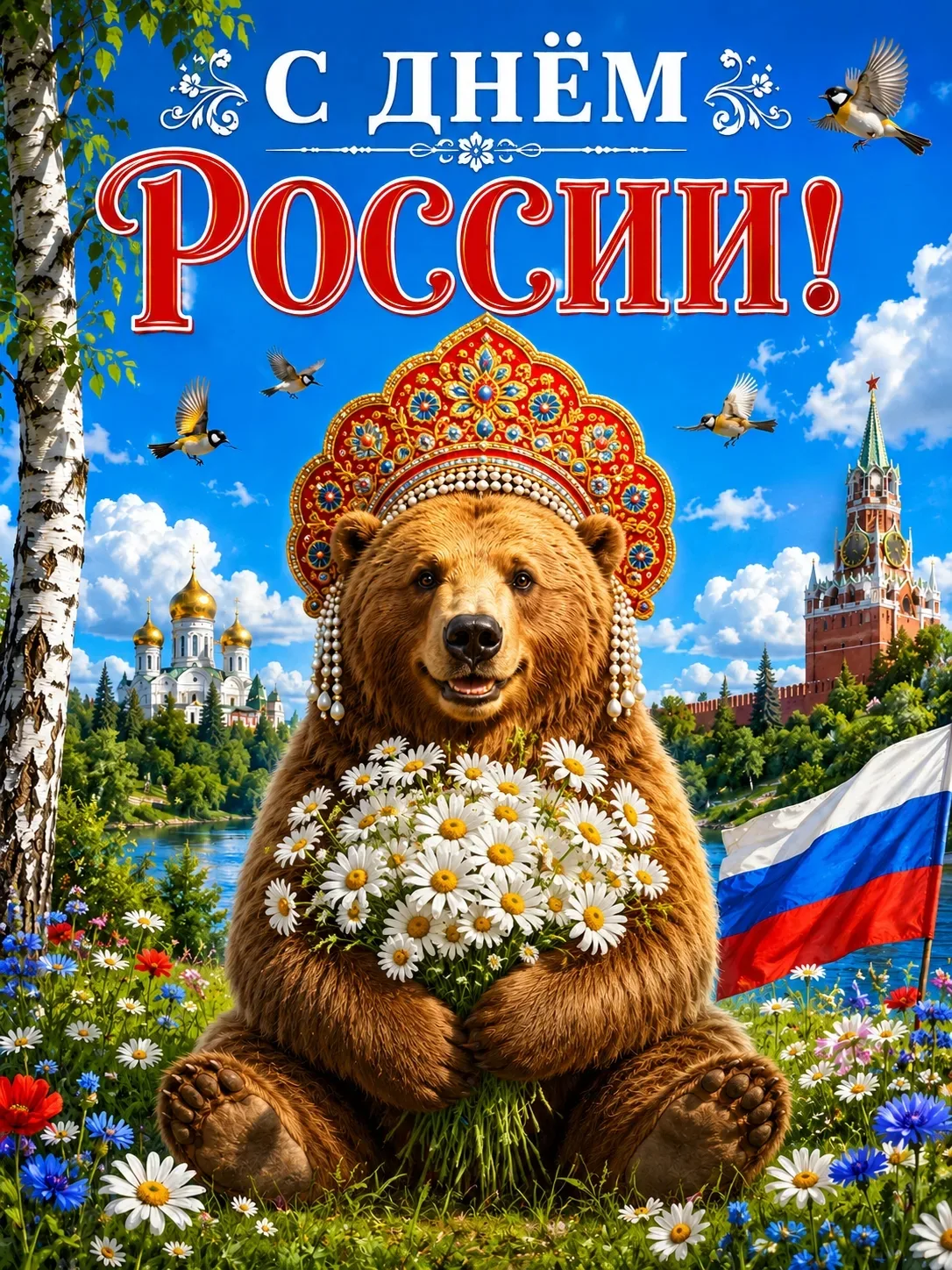 🇷🇺С Днем России, друзья! 🇷🇺Гордимся нашей историей, верим в будущее и ценим каждого...