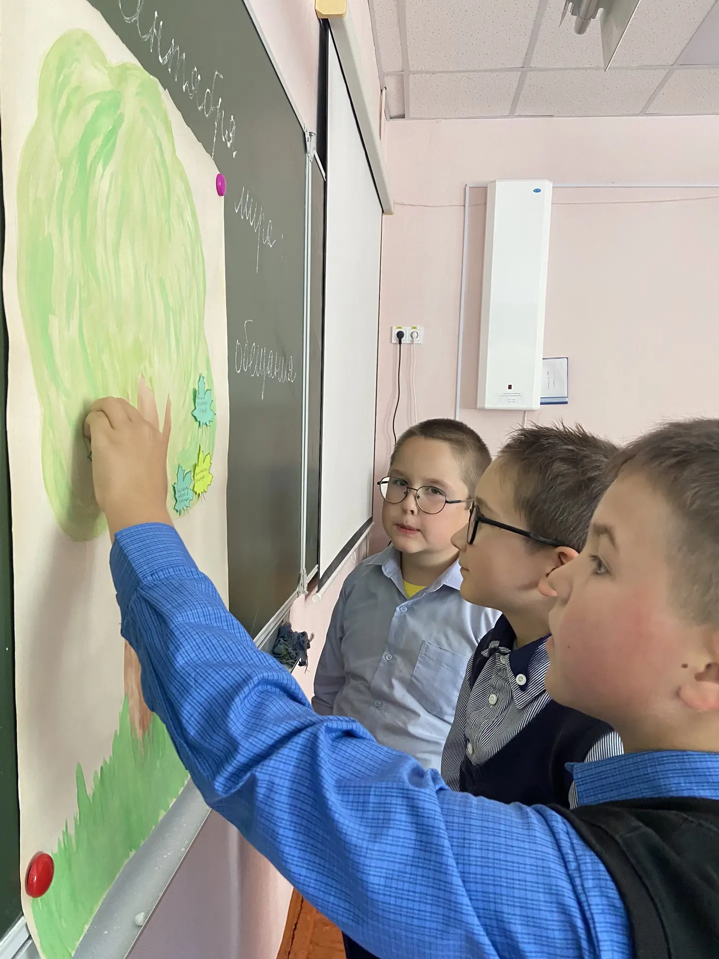 🍃 «Дерево мира» выросло в Юманайской школе