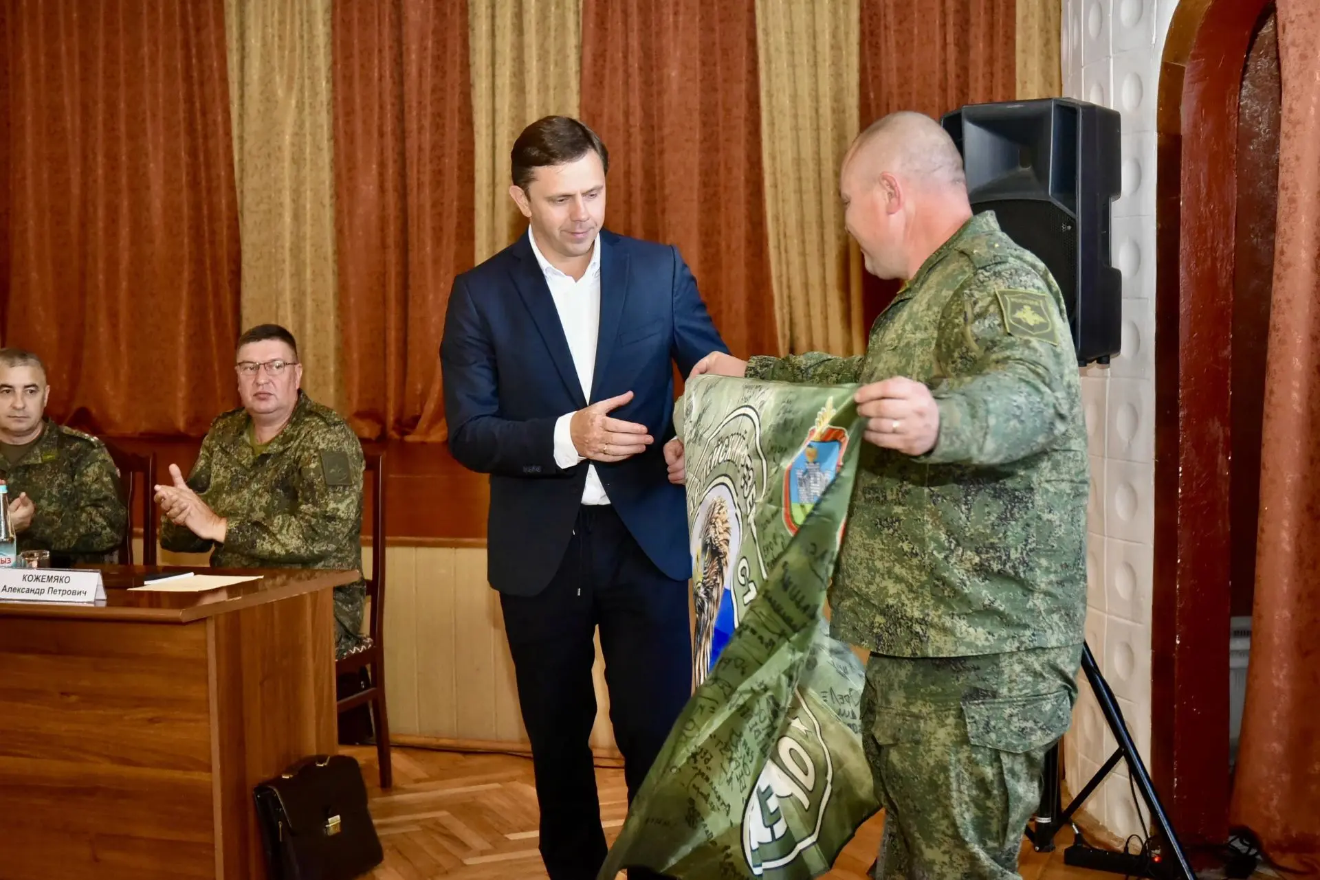 Андрей Клычков встретился с личным составом орловского «БАРСа»