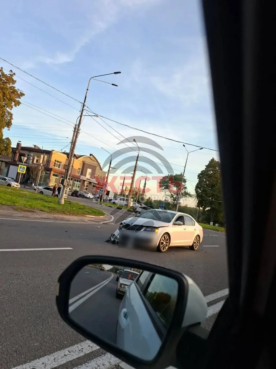 🚗 В Майском вечером столкнулись две легковушки
