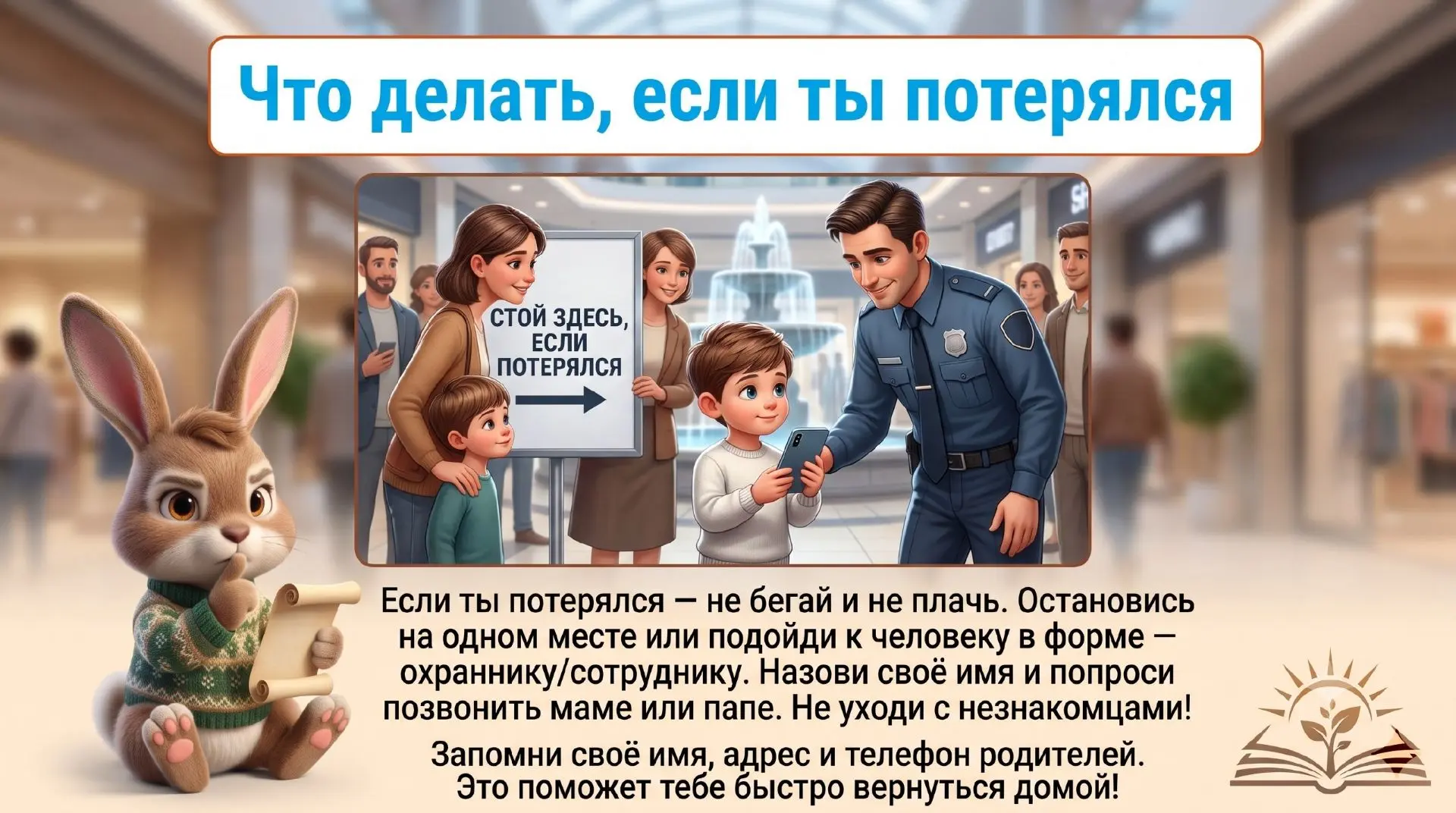 🐇 Привет, друзья! Это я, заяц Умняша!

Сегодня я хочу поговорить с вами о самом важном — о безопасн