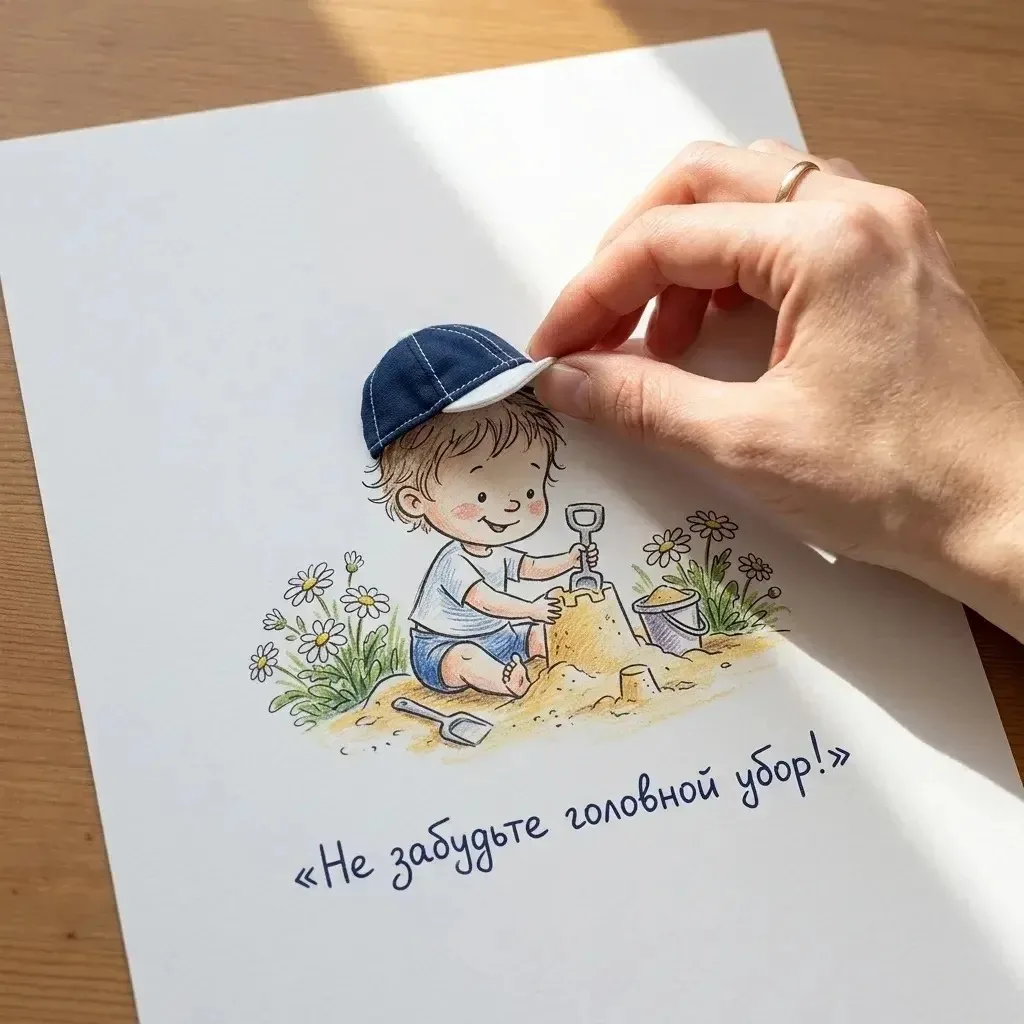 Почему в жаркую погоду ребёнку в детском саду нужен головной убор? ☀️