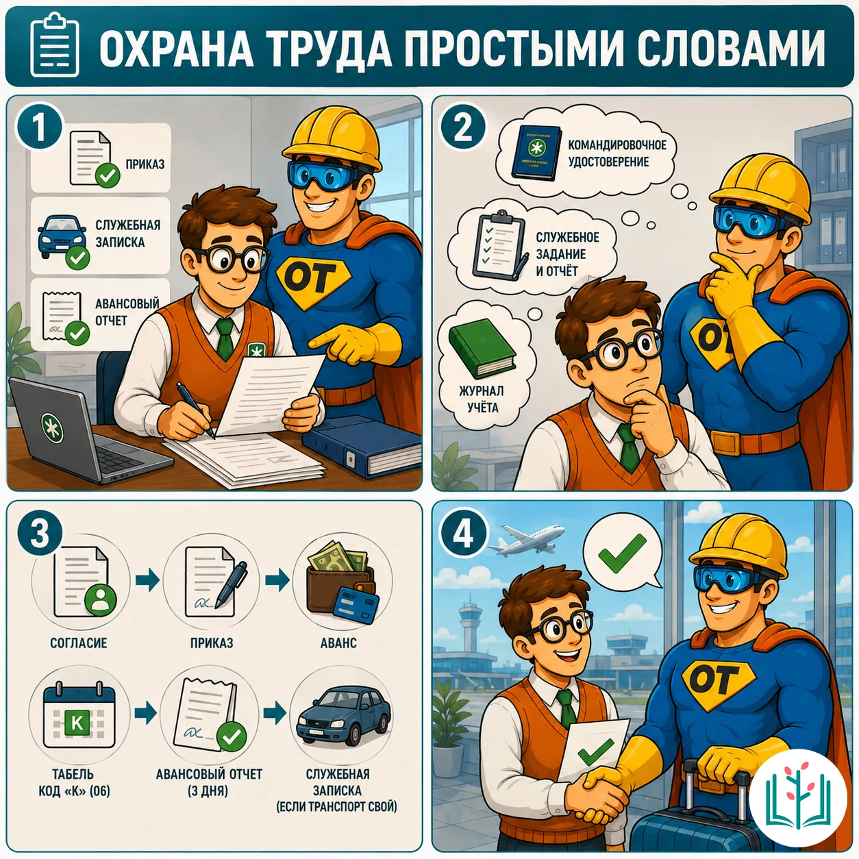 Продолжим разговор о командировках.