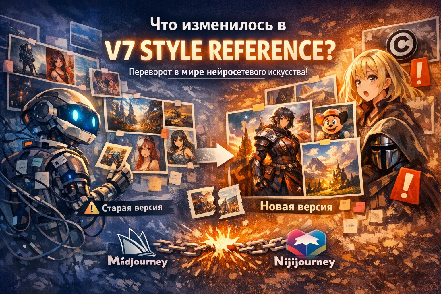 [Midjourney] Что изменилось в новом V7 Style Reference — и почему это переворачивает всё 🎨🔥

Автор