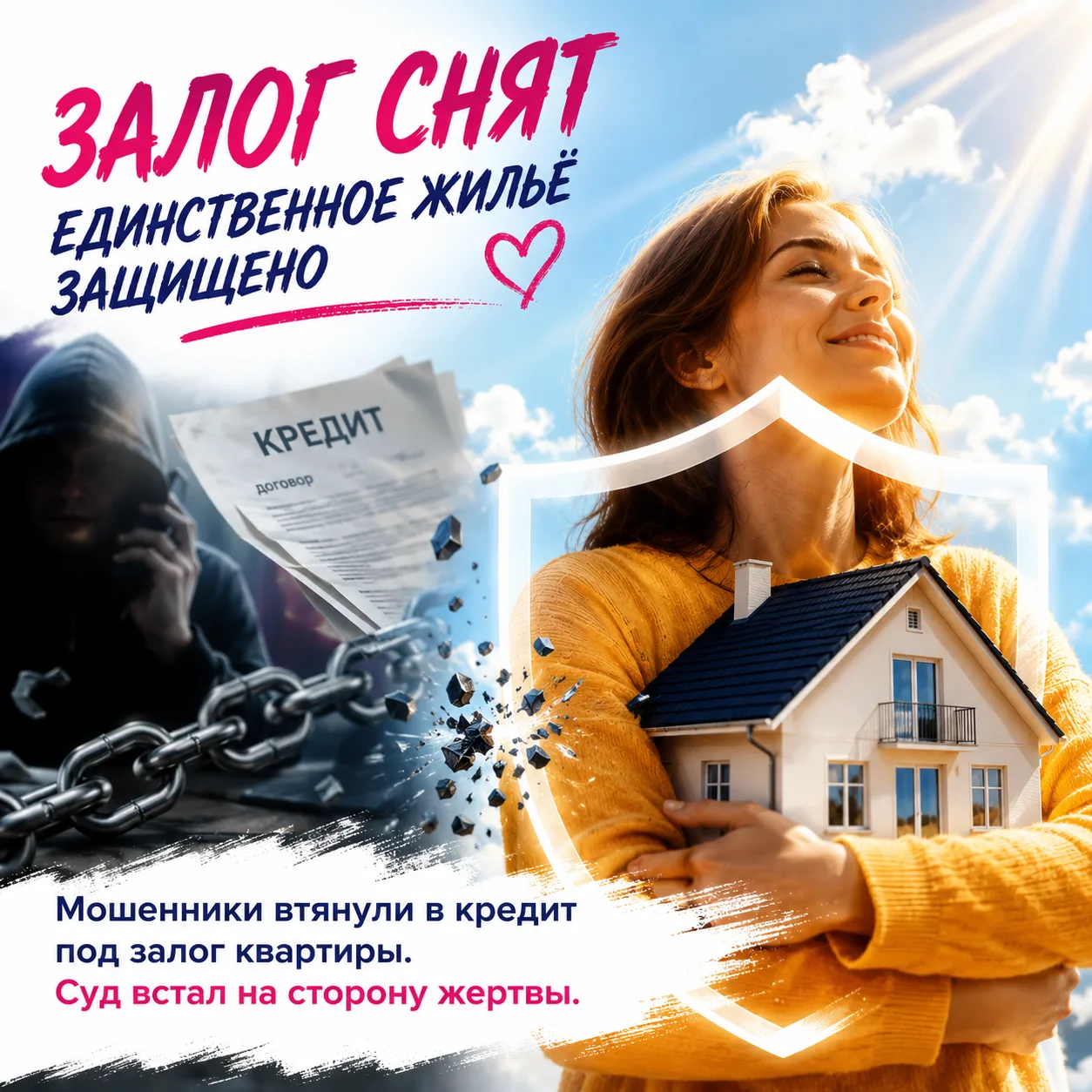 Мошенники втянули в кредит под залог квартиры. Суд снял залог с единственного жилья
