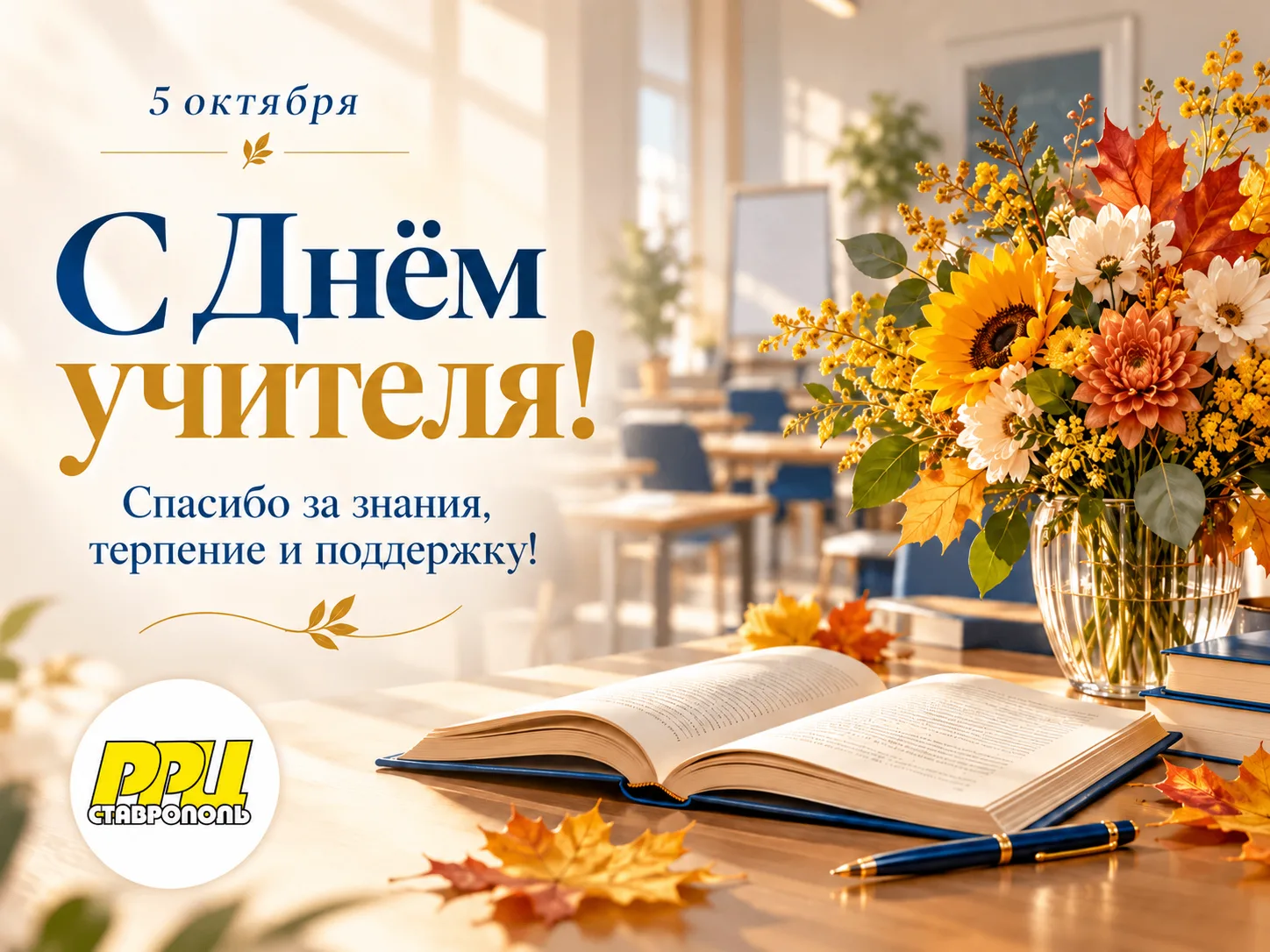 💐 С Днём учителя!