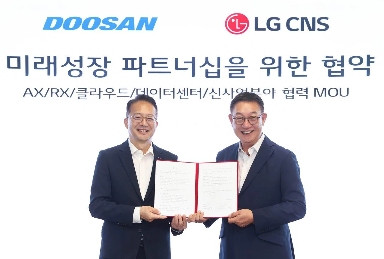 Doosan и LG CNS объединят усилия в сфере ИИ, дата-центров и водородных дронов🇰🇷

Южнокорейские ком