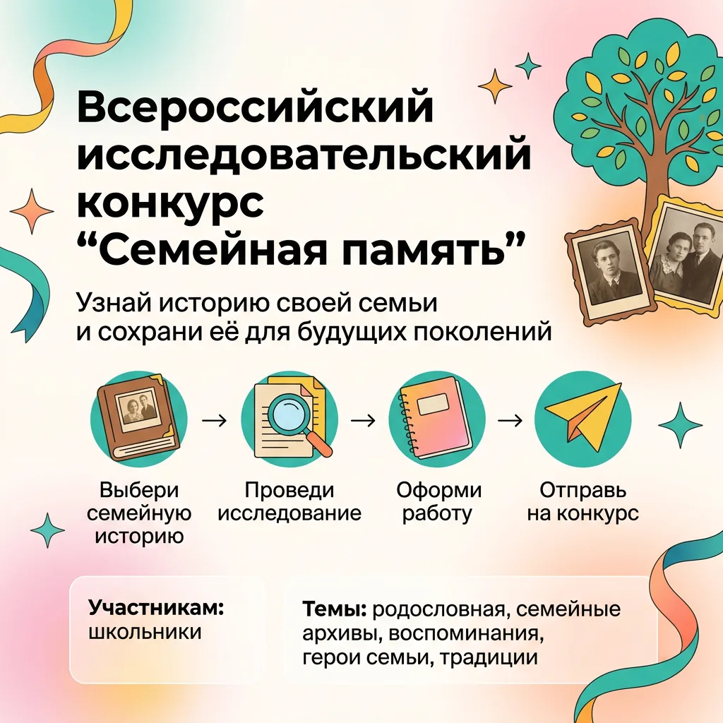 Уважаемые родители и ученики!
Приглашаем вас принять участие во Всероссийском исследовательском конк