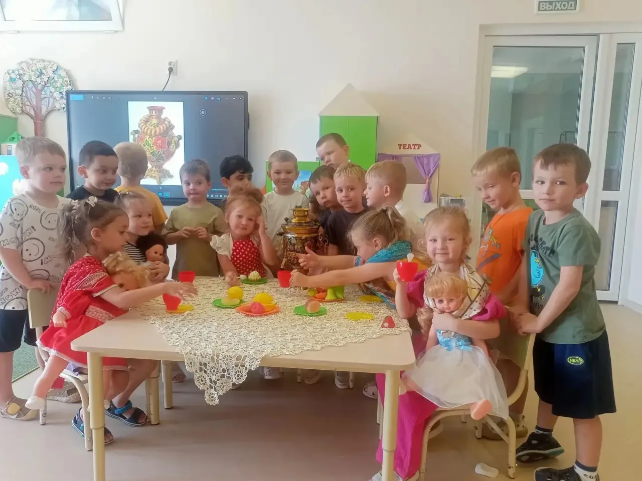 ☕ День самовара в группе «Одуванчик»! 💛