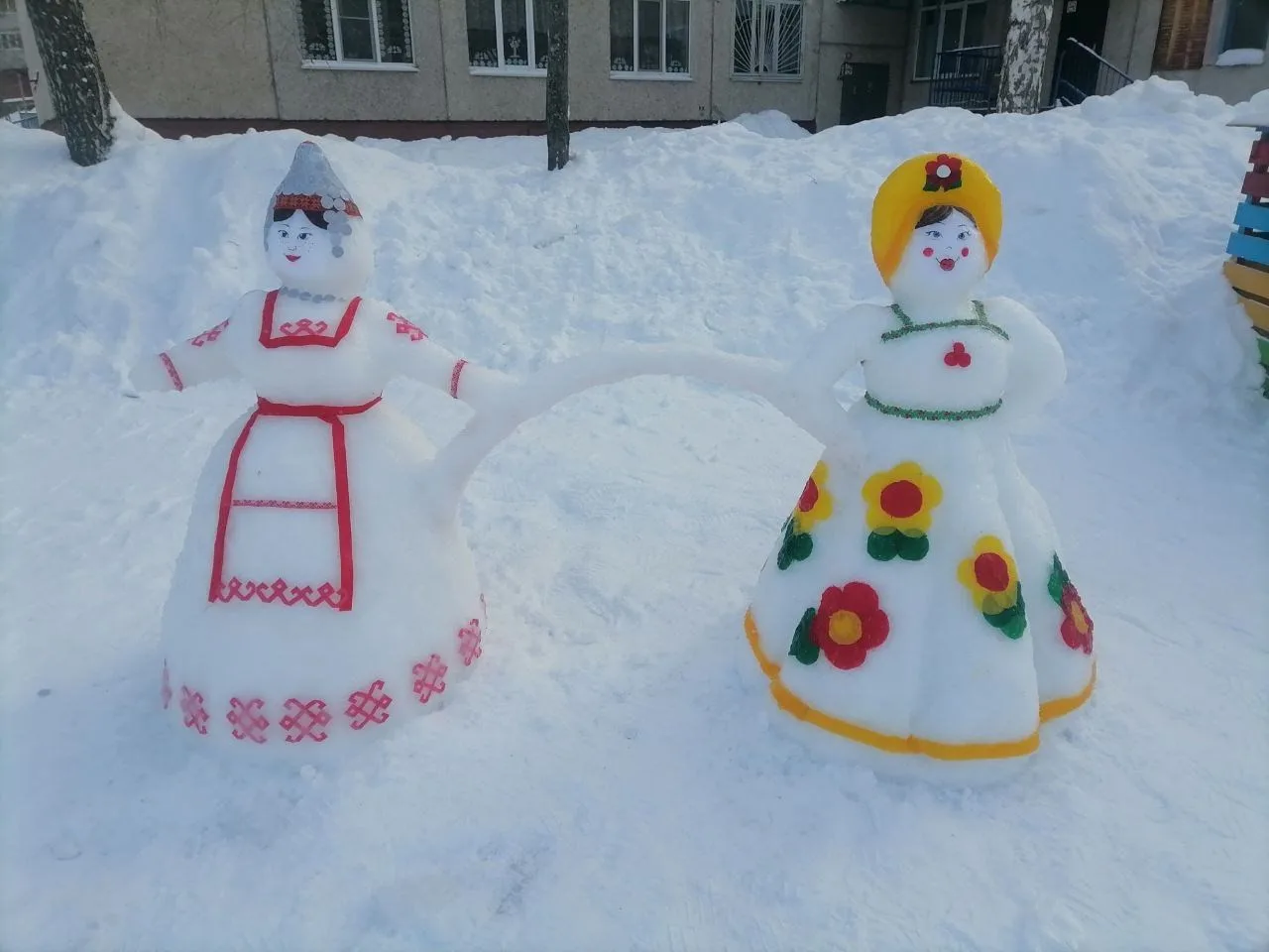 В Чебоксарах подвели итоги городского конкурса-фестиваля снежных построек «Зимняя фантазия»!   В это