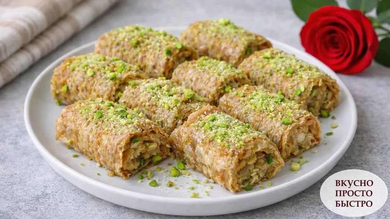 🍽 БАКЛАВА ФИСТАШКОВАЯ 😋