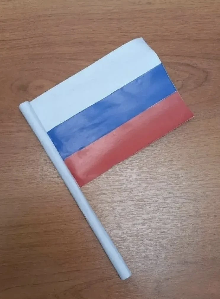 Сделайте флажок ко Дню России. Вместе с ребёнком 🇷🇺