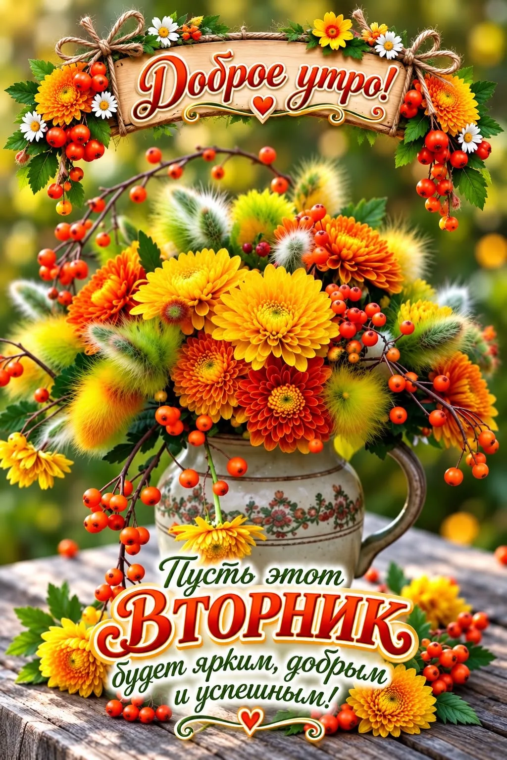 С добрым утром вторника!🍂🍁