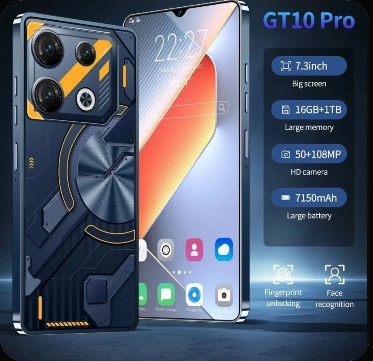 Смартфон GT10 PRO Global, Mini-SIM, черный