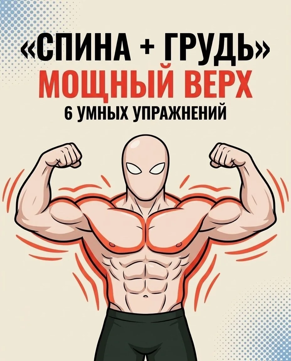 СПИНА И ГРУДЬ: МОЩНЫЙ ВЕРХ
