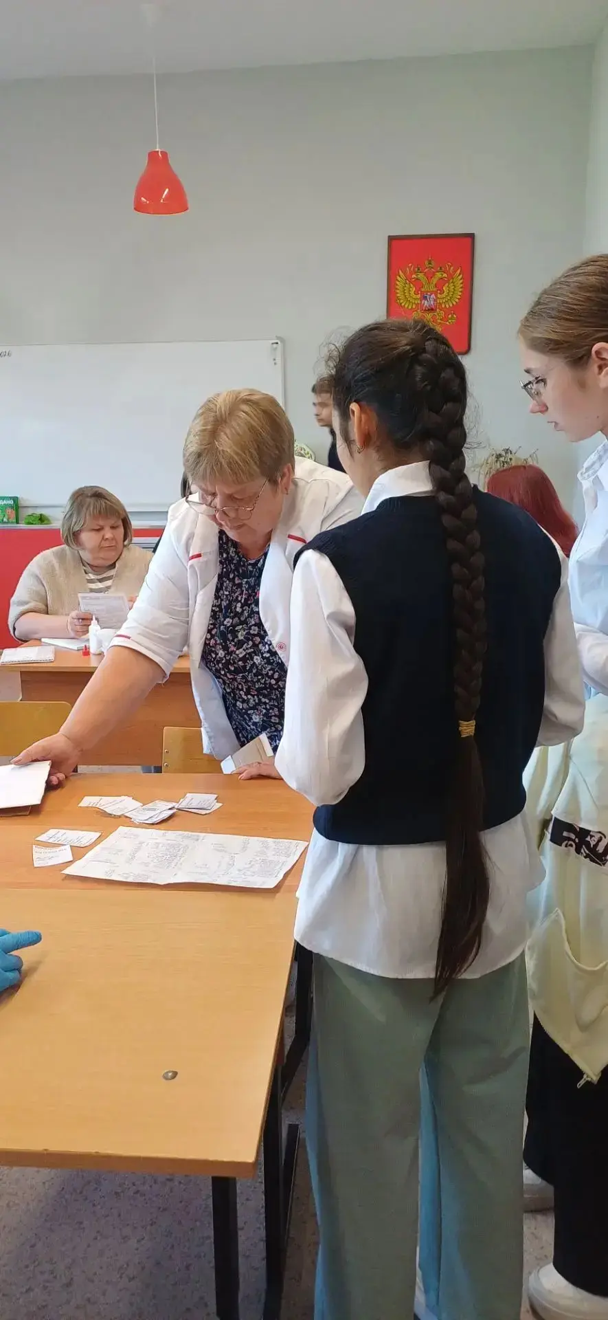 🏥 День здоровья: большая диспансеризация прямо в  центре образования "Поречская школа".