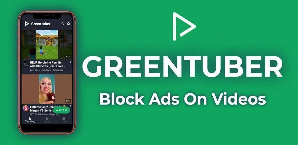 GreenTuber - новый сторонний клиент YouTube. Поддерживается скачивание, есть воспроизве...