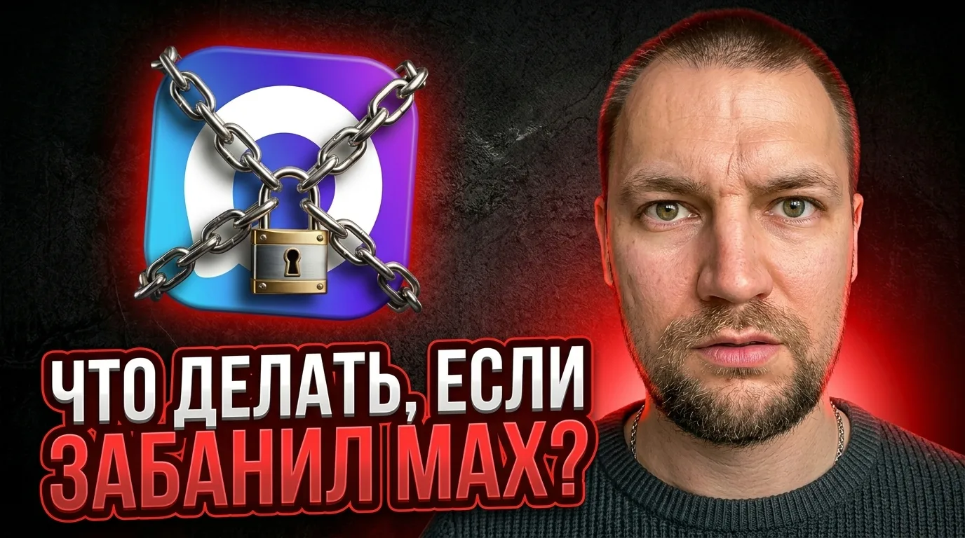 Что делать, если Макс забанил твой аккаунт? Реальный кейс